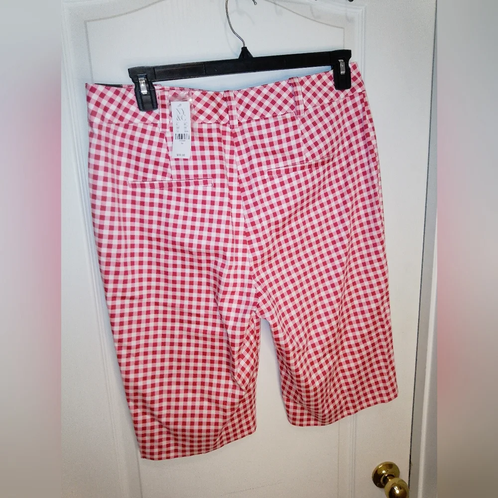 NWT/7th Ave New York and company red and Bermuda shorts/size 14